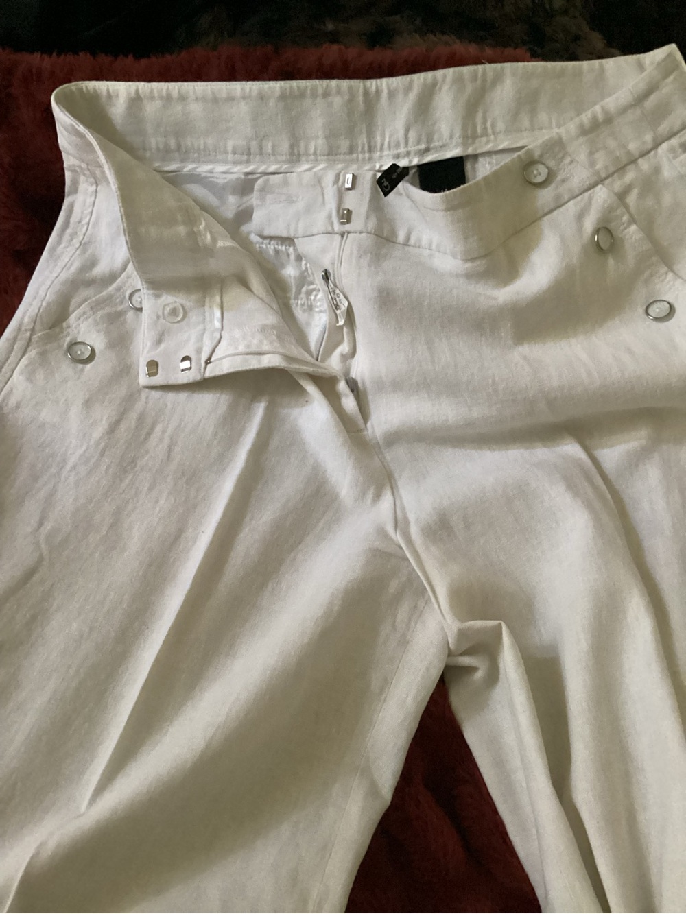 White High-Waist pant